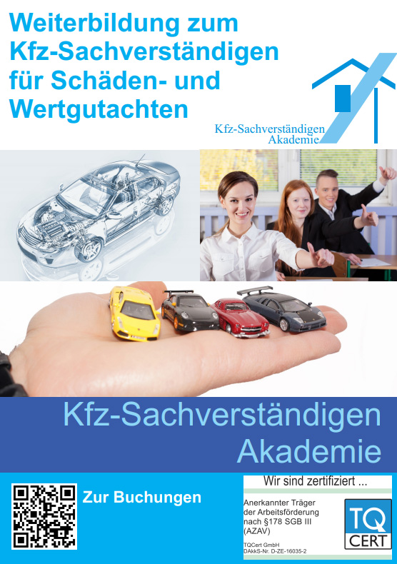 Gutachter Lehrgang Kfz Sachverständiger werden